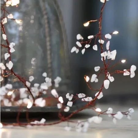 White Gem Stone Light String