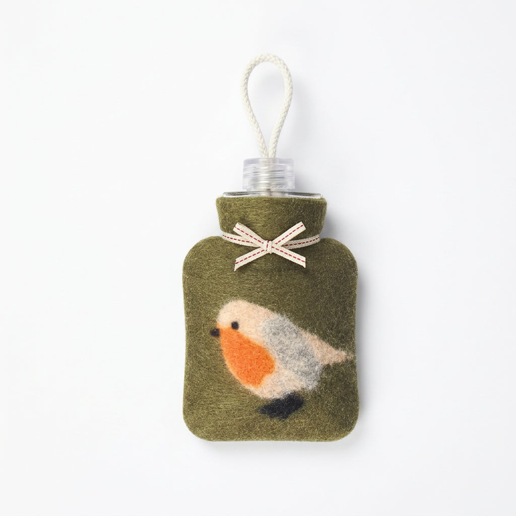 Mini Felted Hot Water Bottle