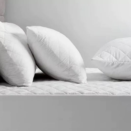 Quilted Cotton Pillow Protector