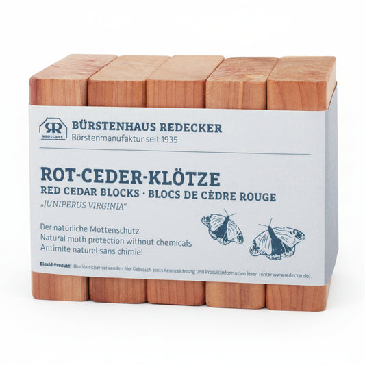 Red cedar b;locks to protect clothes from moth