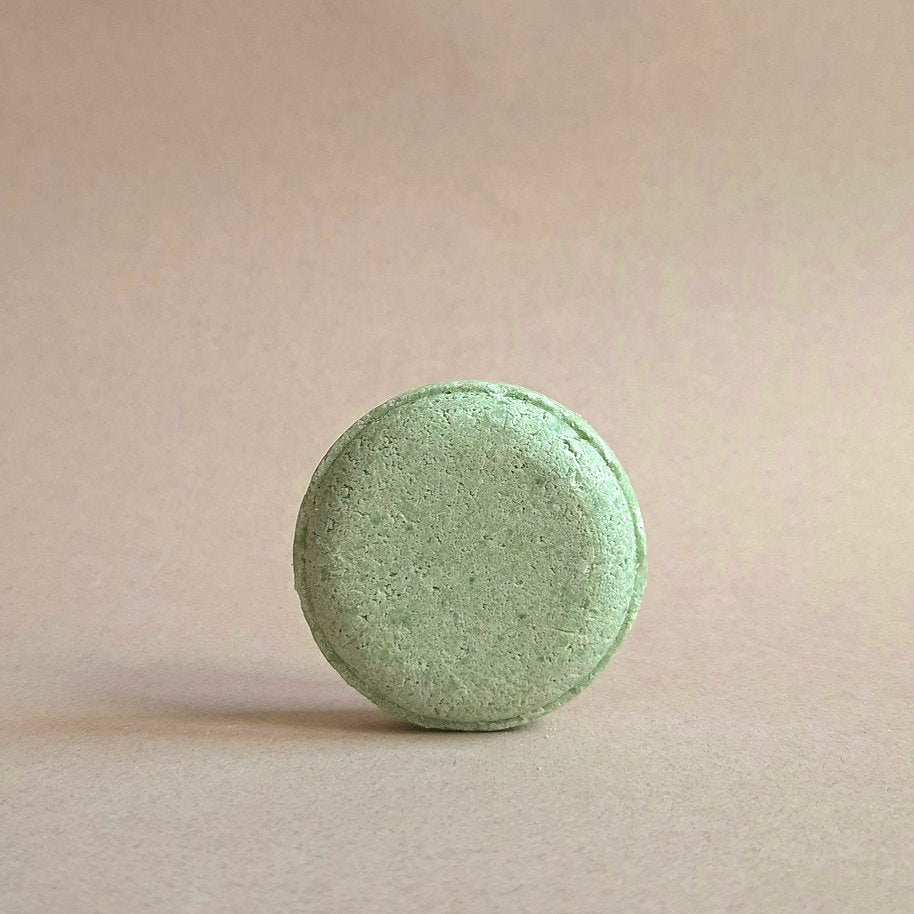 solid shampoo bar green mint