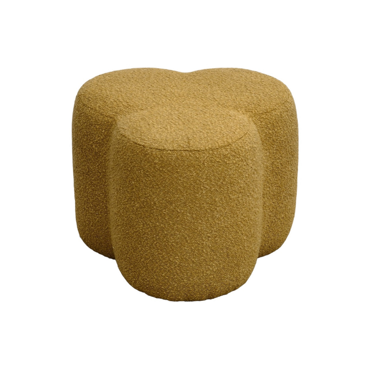 mustard pouffe