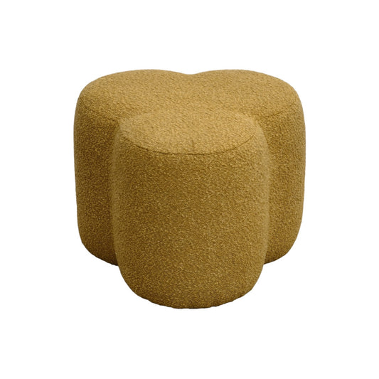 mustard pouffe