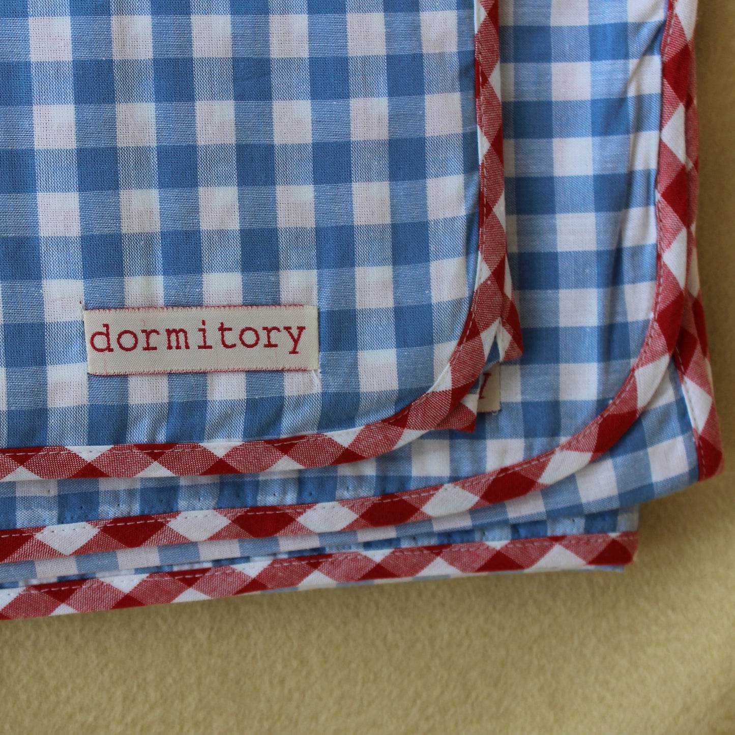 JenningsBlue/Red Cot Pillowcase 30x40cm