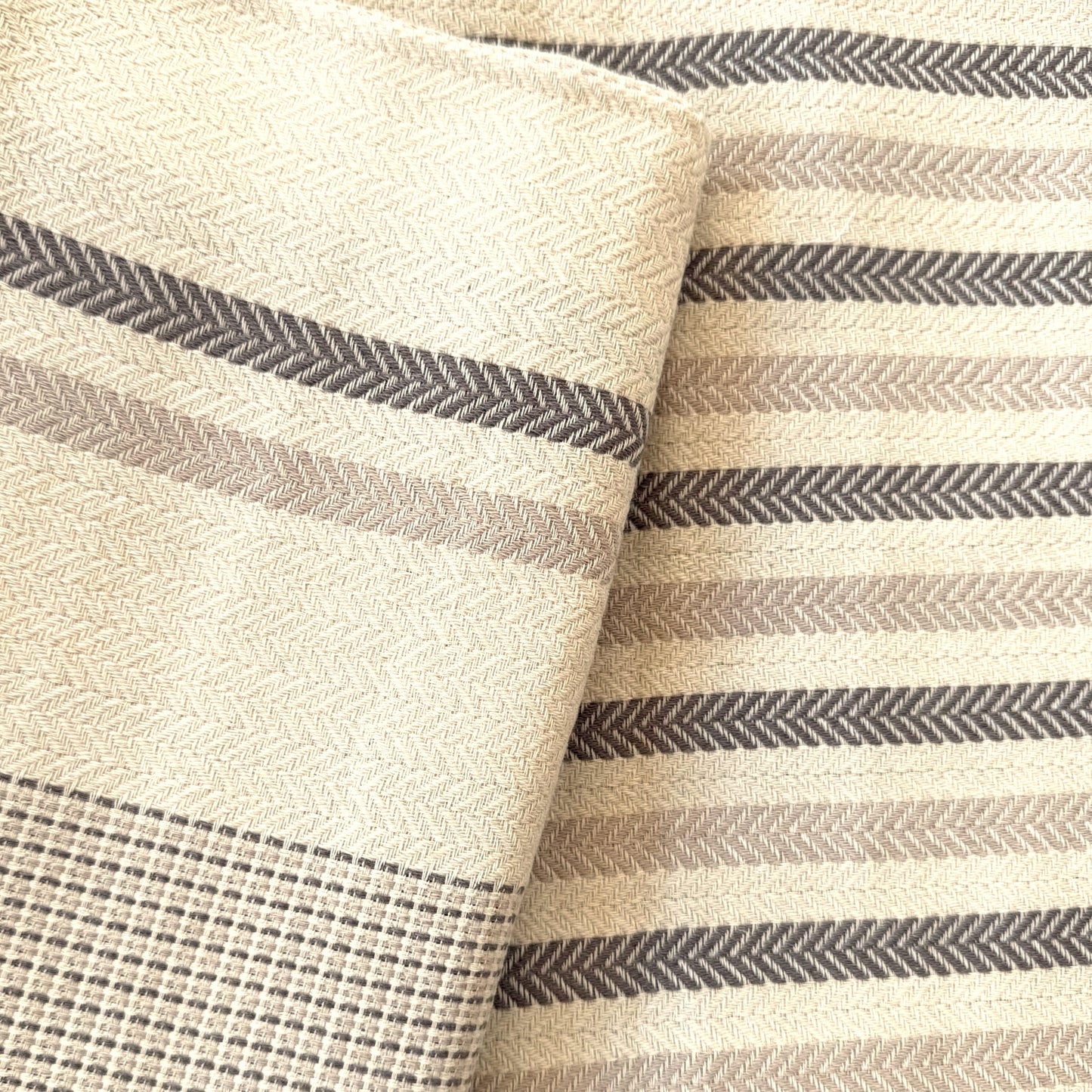 Antibes Neutrals Striped Beach Fouta