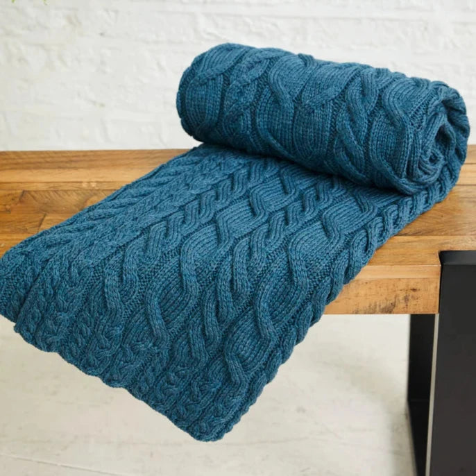 Supersoft Aran Merino Throw