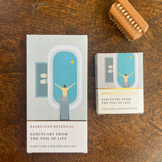 Sanctuary from the Toil of Life Bath Oil Bar - Ylang Ylang and Marjoram