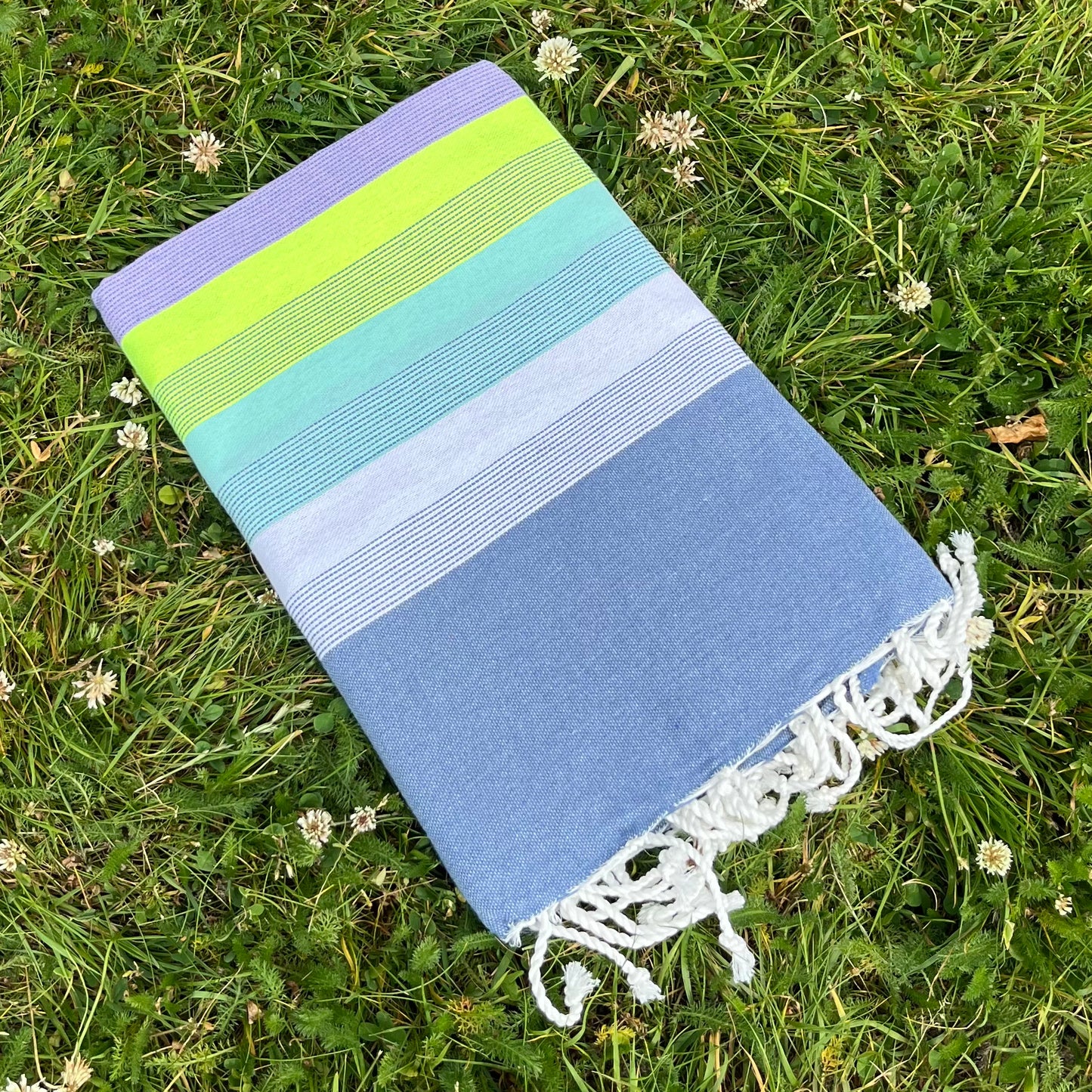 Multi Coloured Striped Beach Fouta