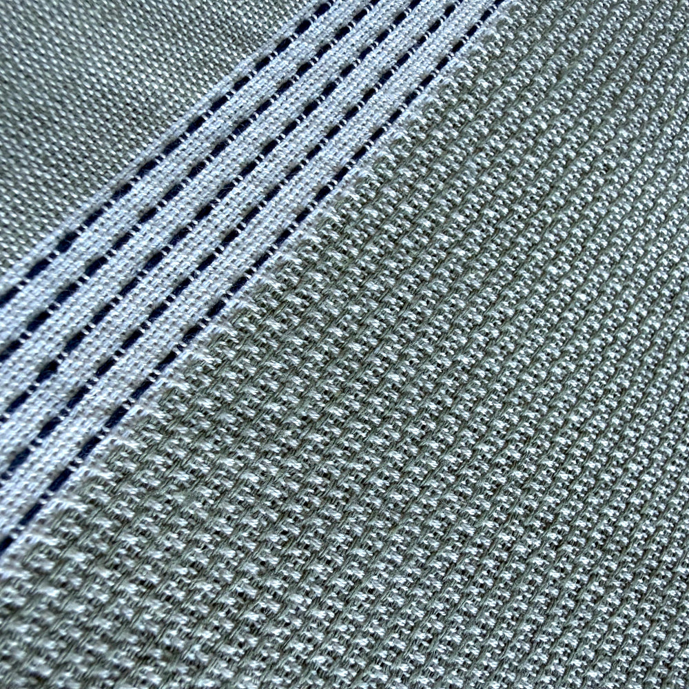 Sage Green cassis honeycomb towel