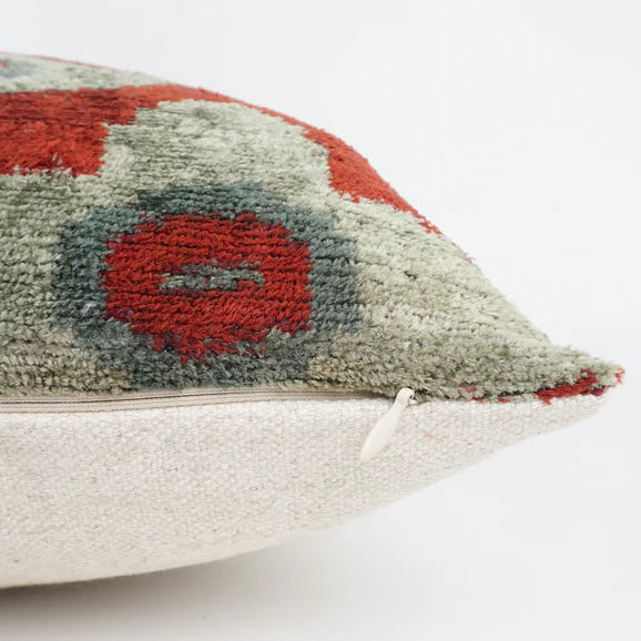 Ottoman silk velvet decorative cushion.