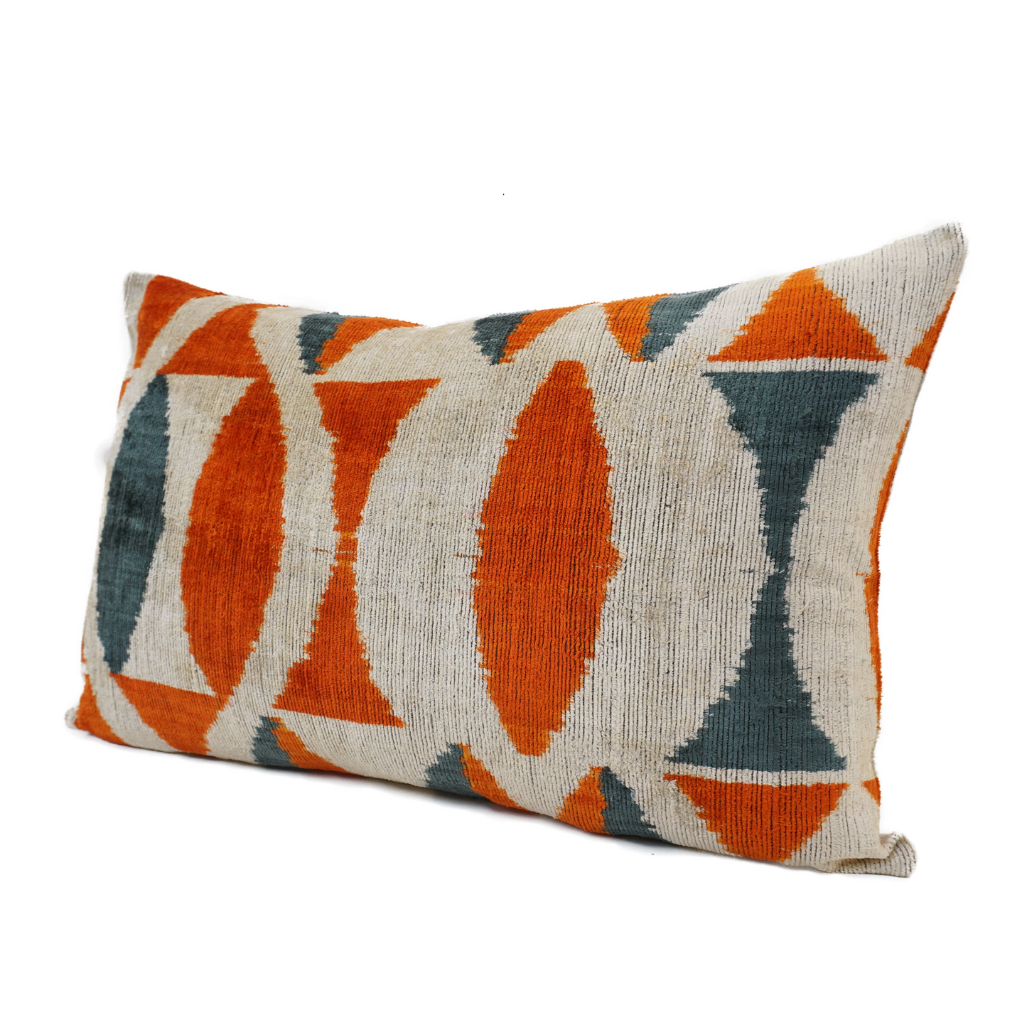 Hot Cinnamon Velvet Lumber cushion