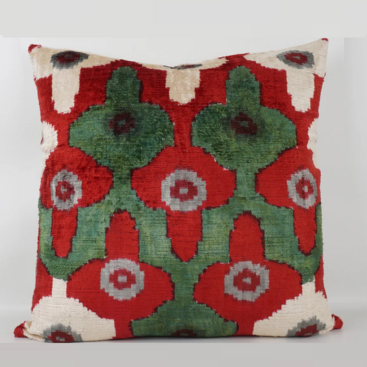 Ottoman silk velvet cushion 50cx50cm.