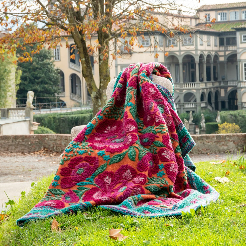 Jaipur boiled wool throw