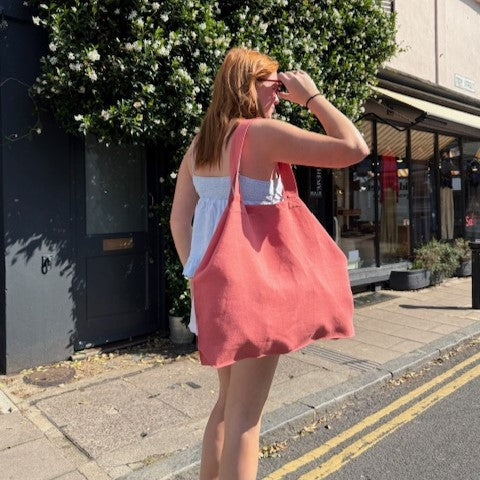 Pells Lobster Linen Market Bag