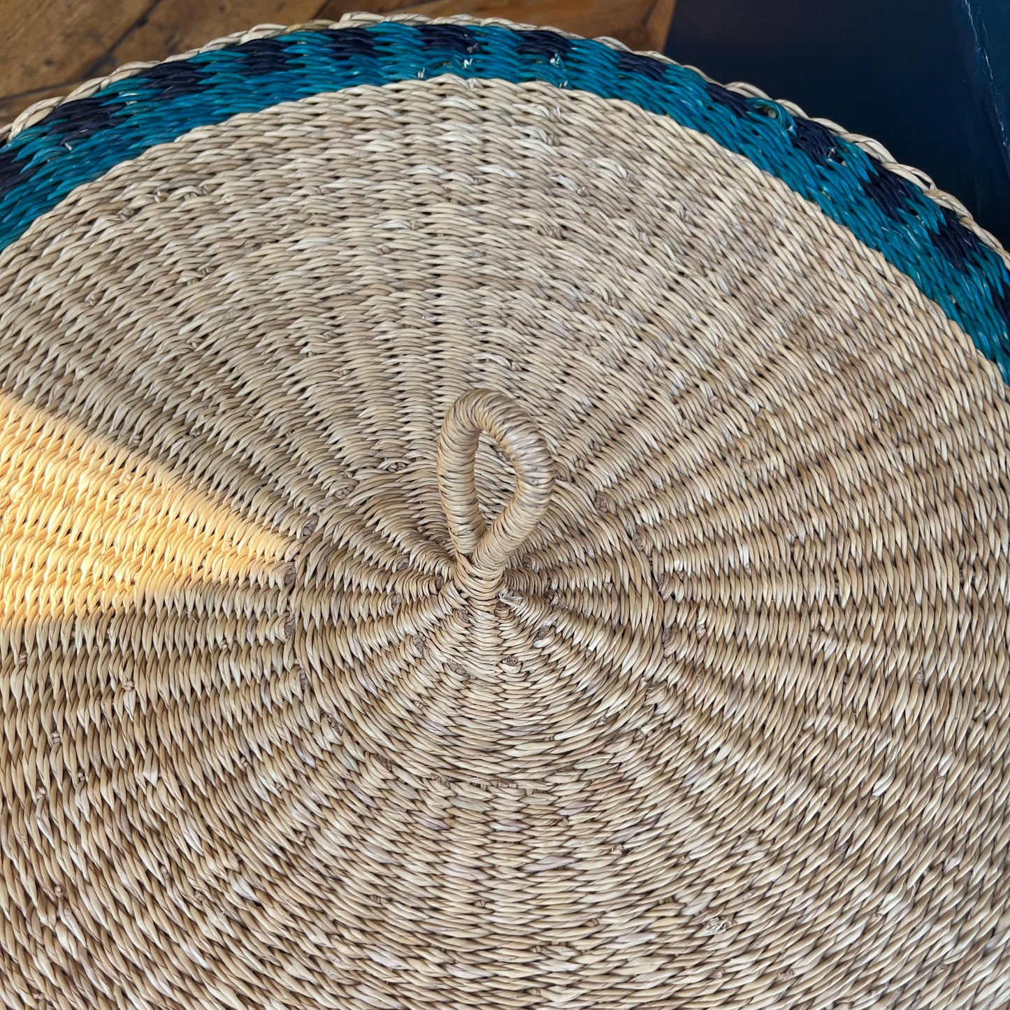 Coloured Linen Basket with Lid