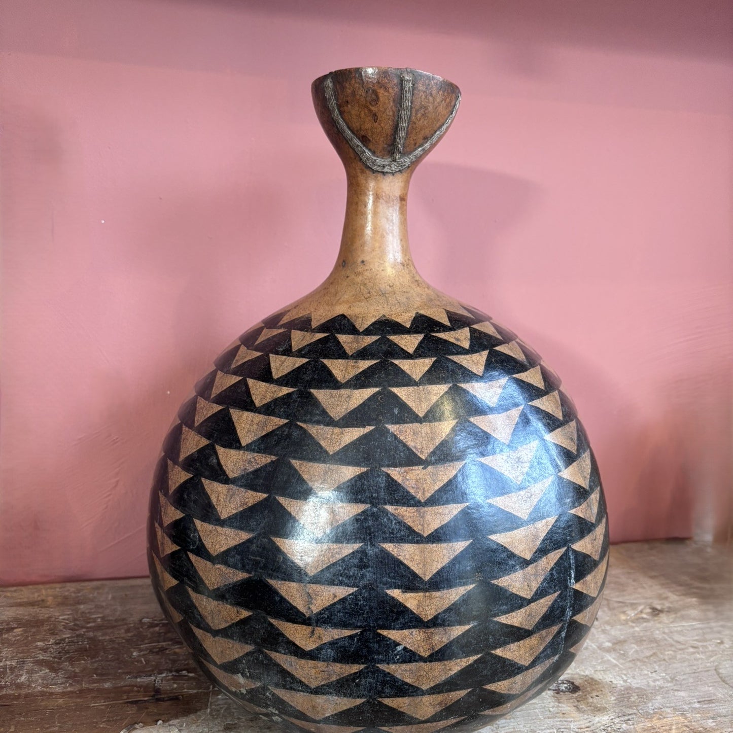 African Decorated Calabash