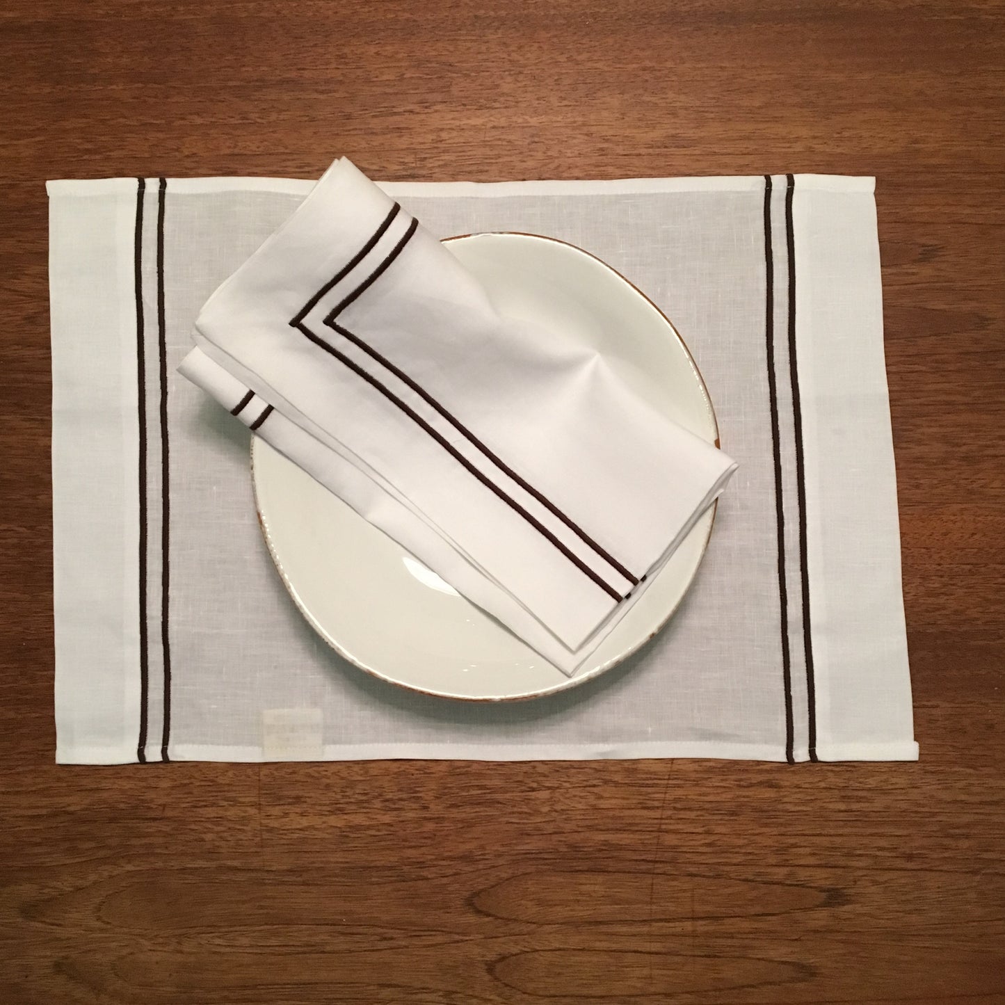 Stockholm Napkin Chocolate