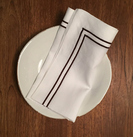 Stockholm Napkin Chocolate