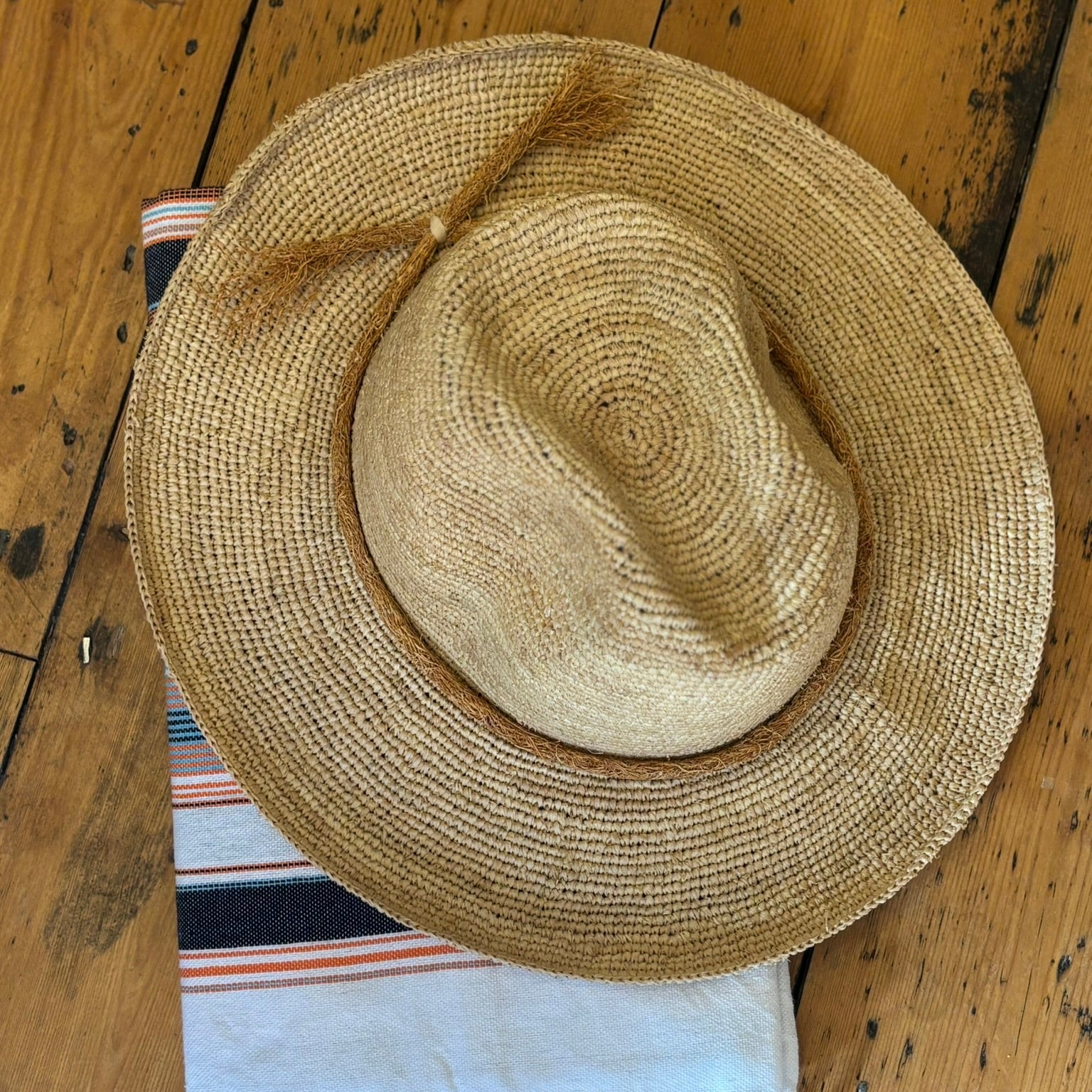 Raffia hat from Madagascar