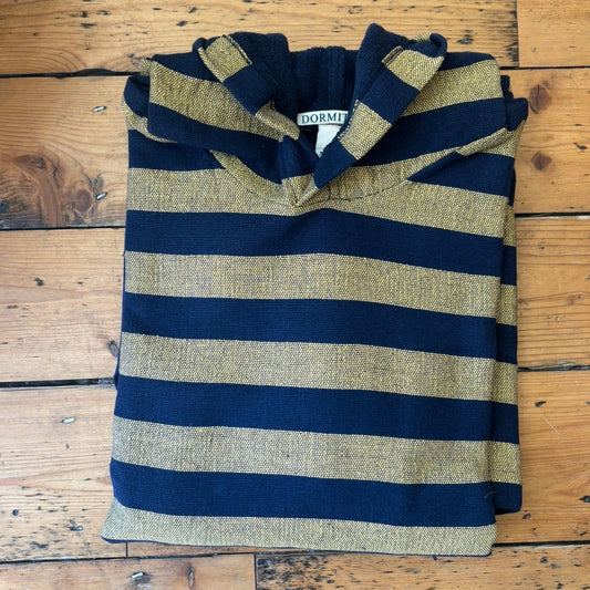 Menton striped beach robe