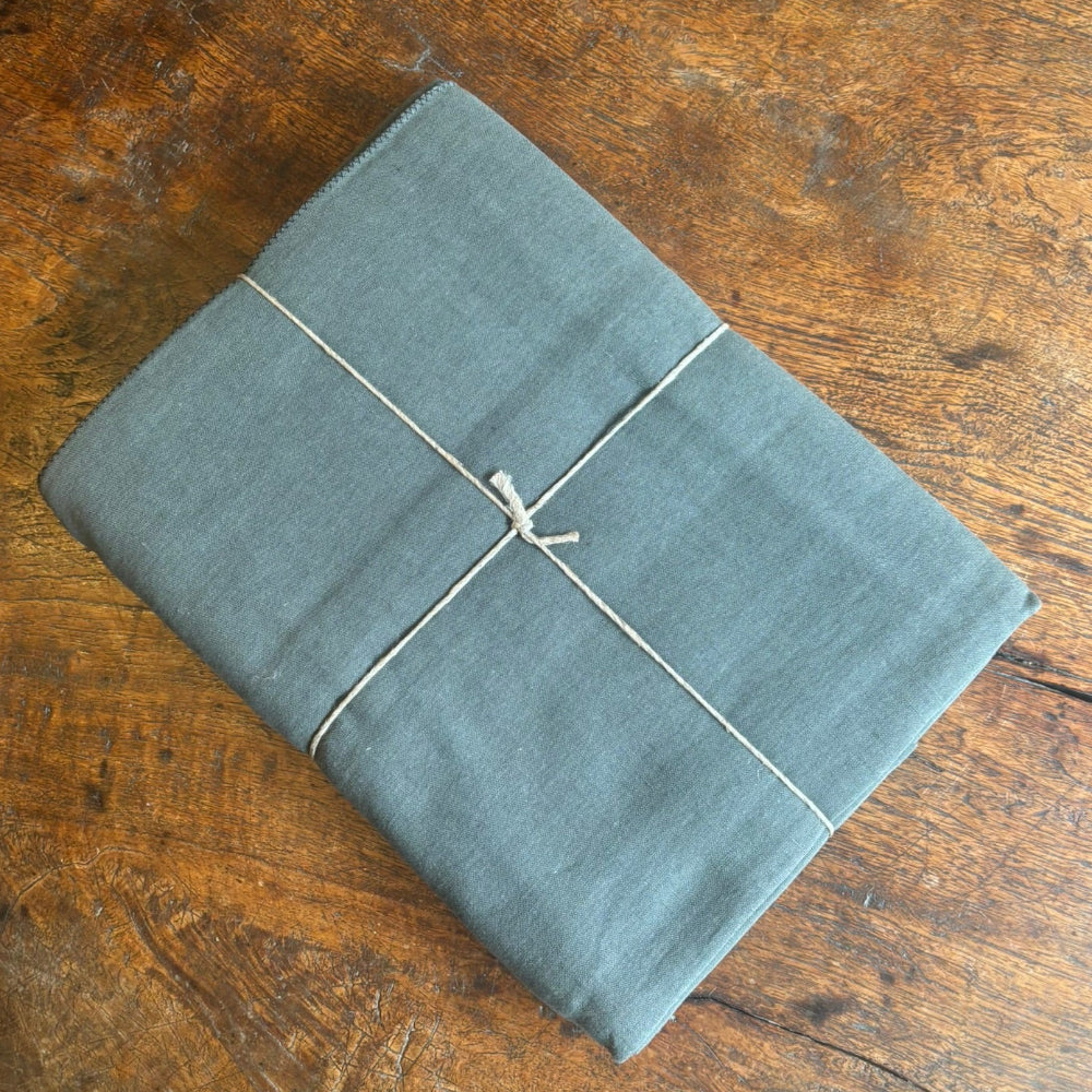plain khaki green tablecloth