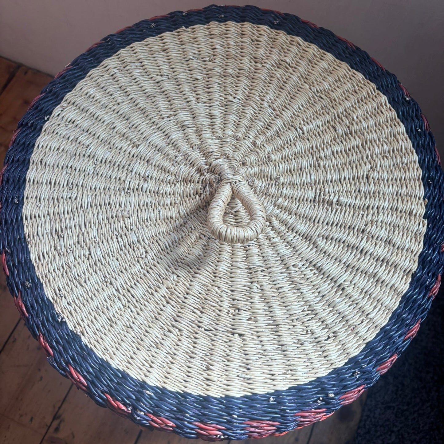 handmade laundry basket lid