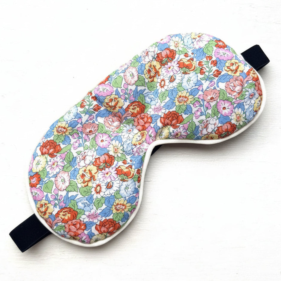 liberty print eye mask with lavender filling