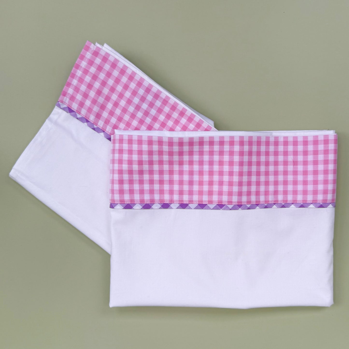 Jennings Pink/Lilac Cot Sheet 120x180cm