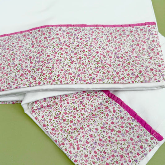 Mary Mary Pink Cot Sheet