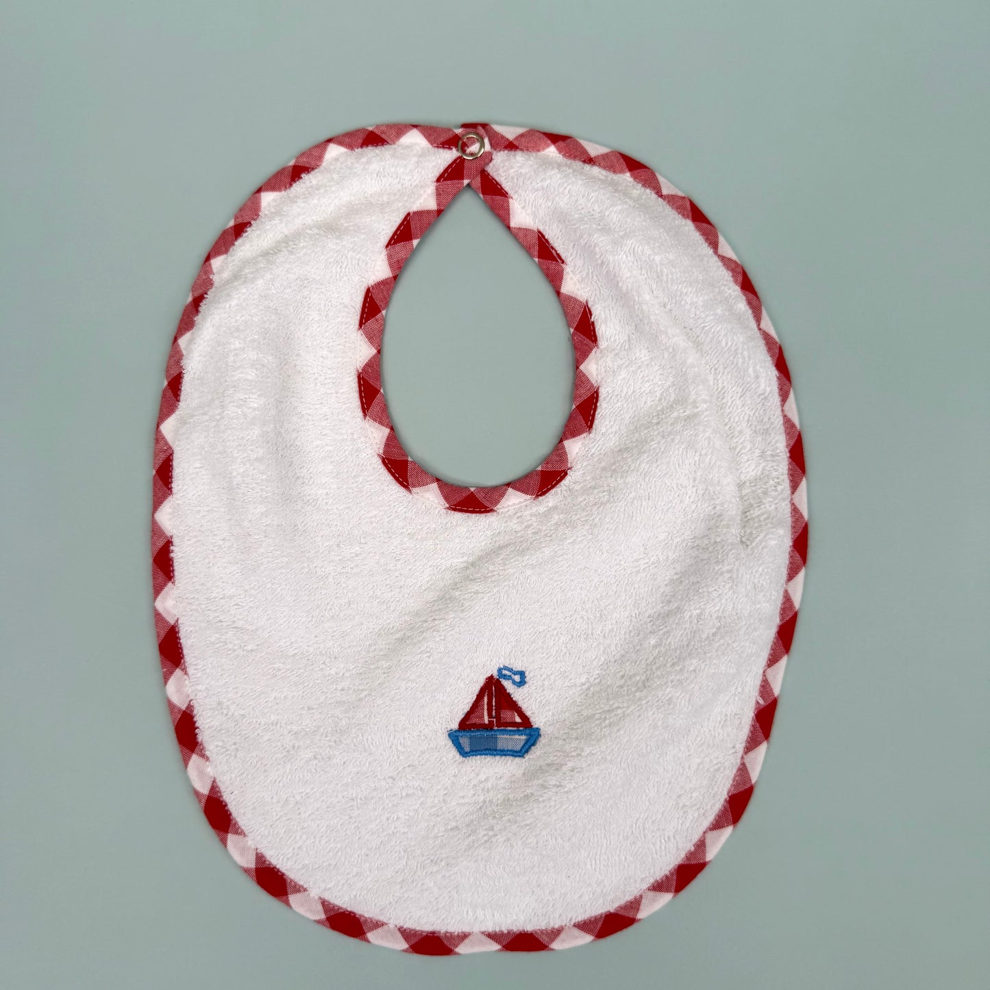 Jennings Red Trim  Bib