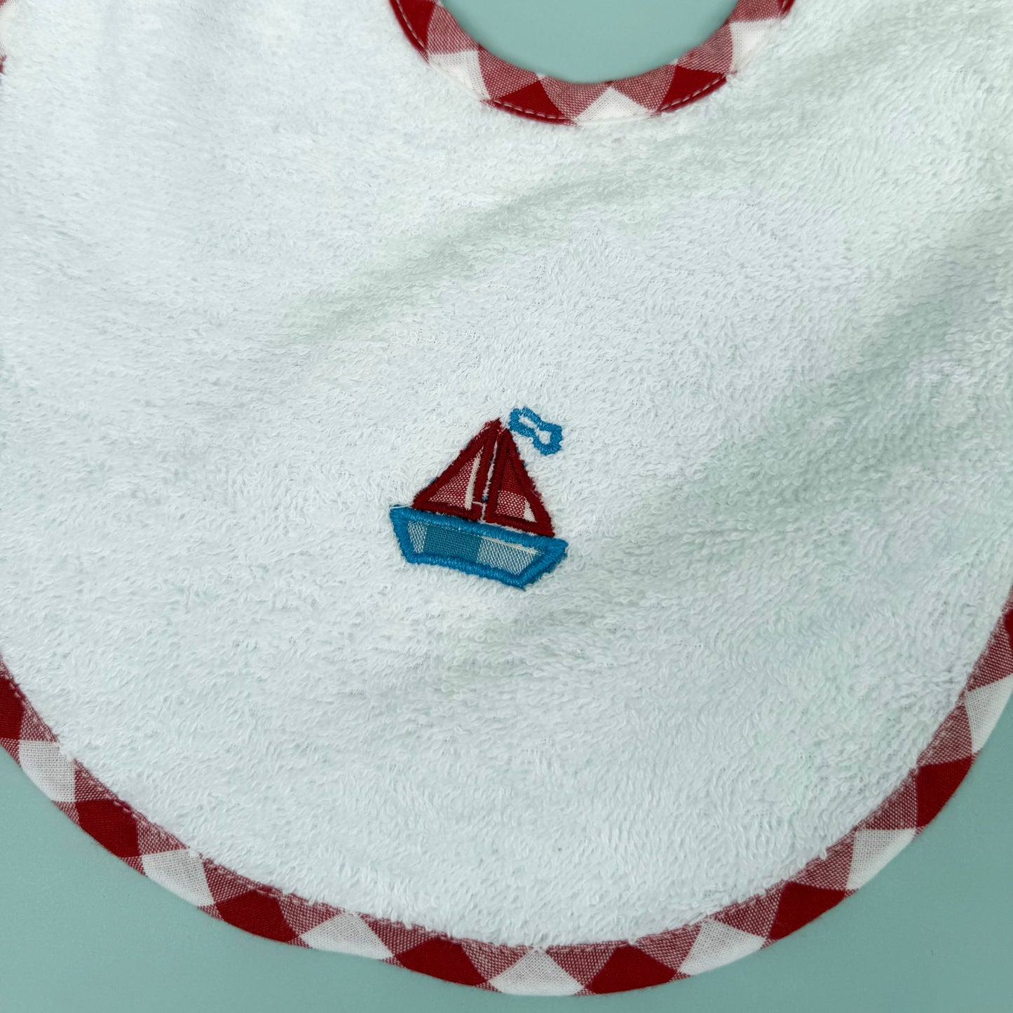 Jennings Red Trim  Bib