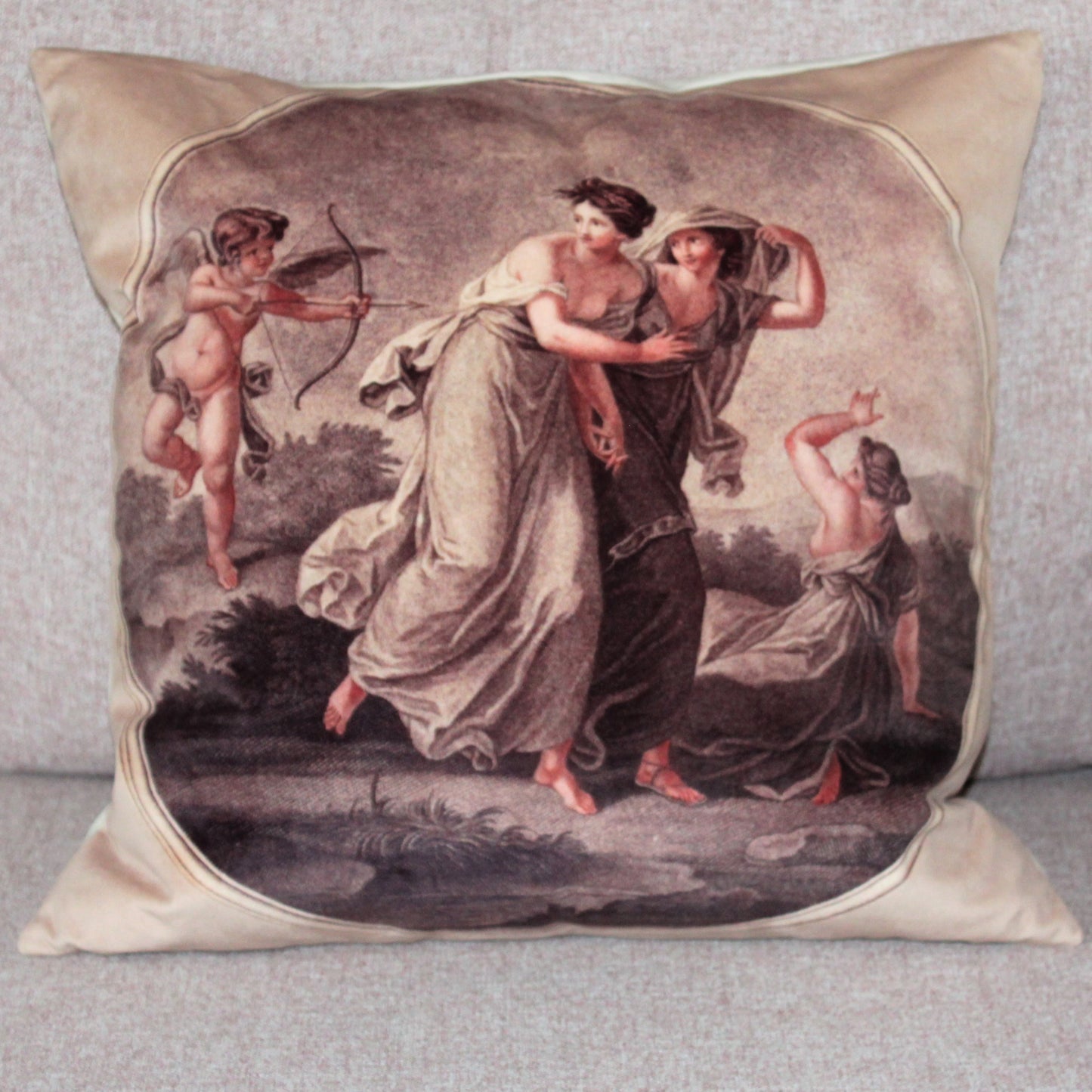 Cupids Revenge Velvet Cushion