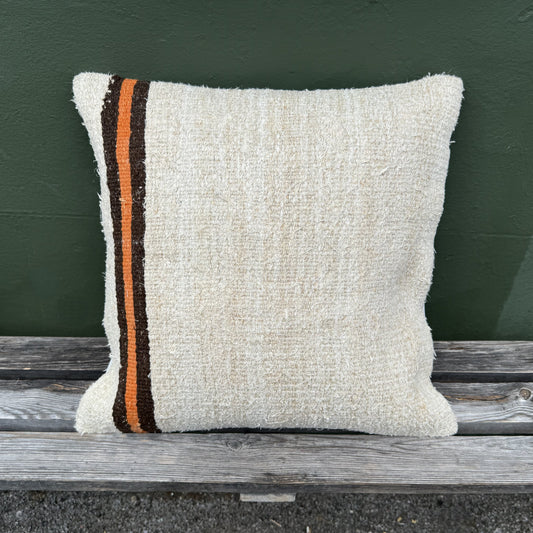 wool kelim cushion