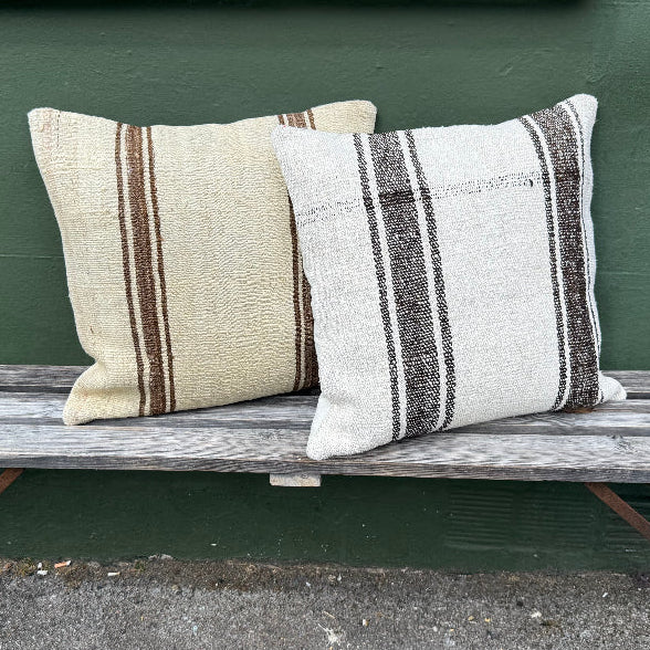natral wool vintage large cushions