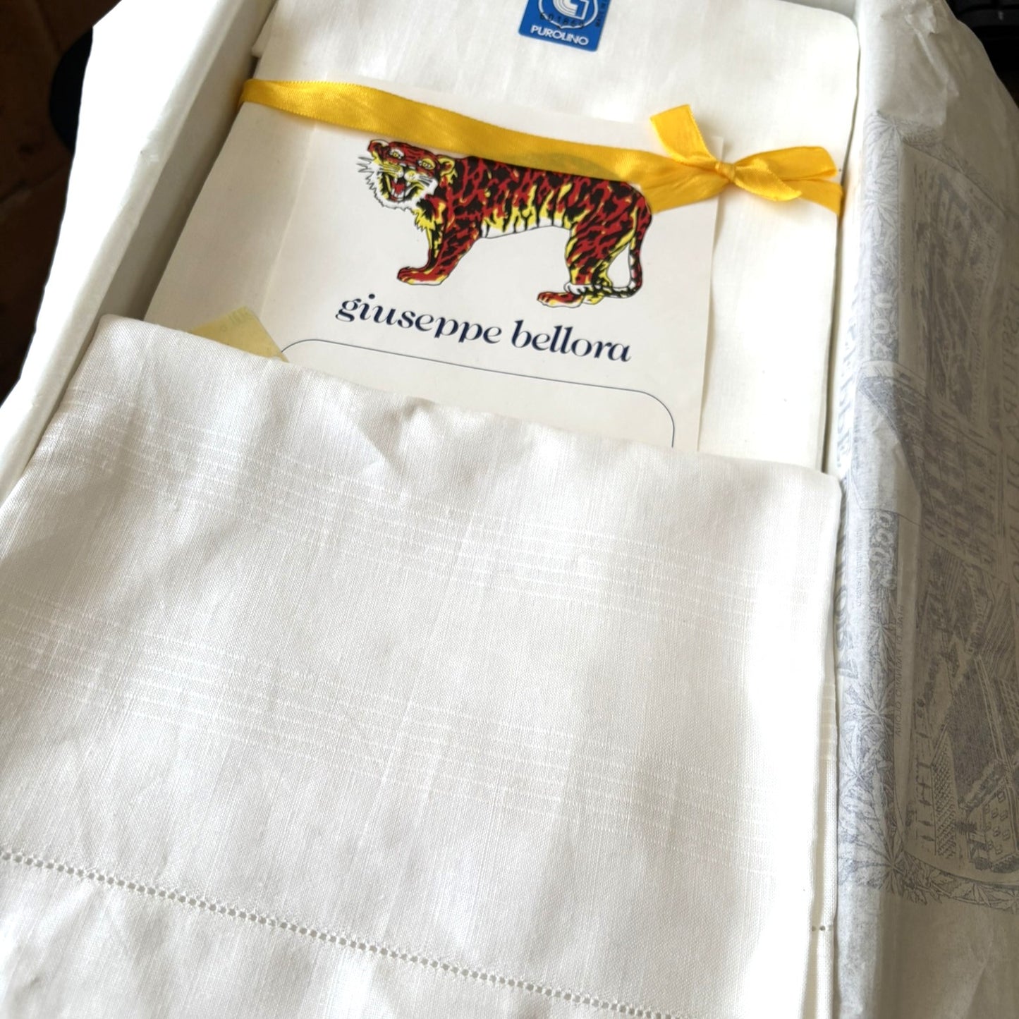Vintage Set Bellora Italian Linen Hand Towels