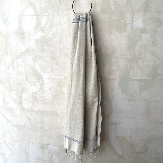 linen honeycombe fouta towel