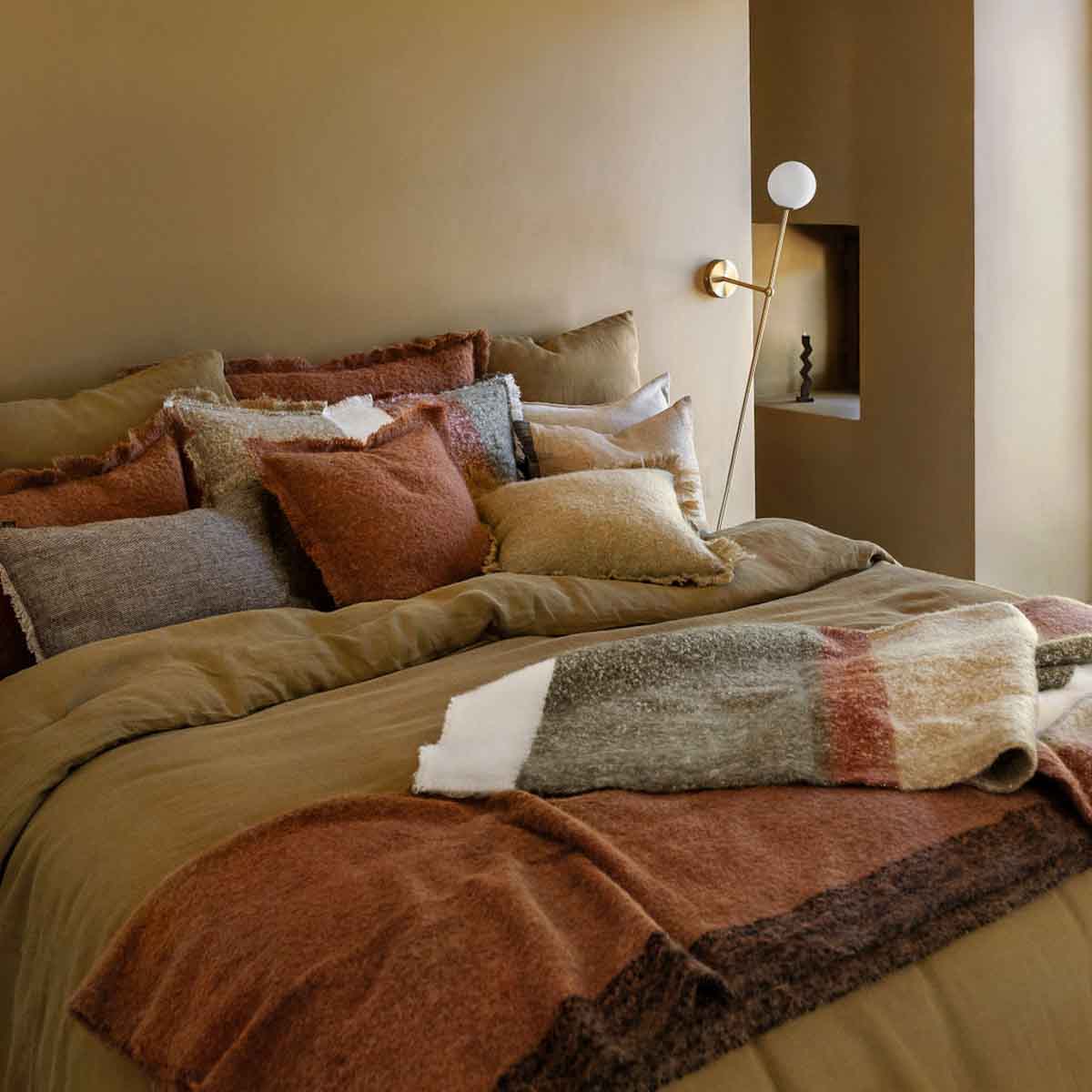 Viti Washed Linen - Gold, Aspen, Calypso