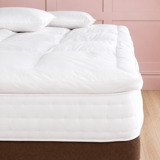 thick mattress topper with pure cotton cover