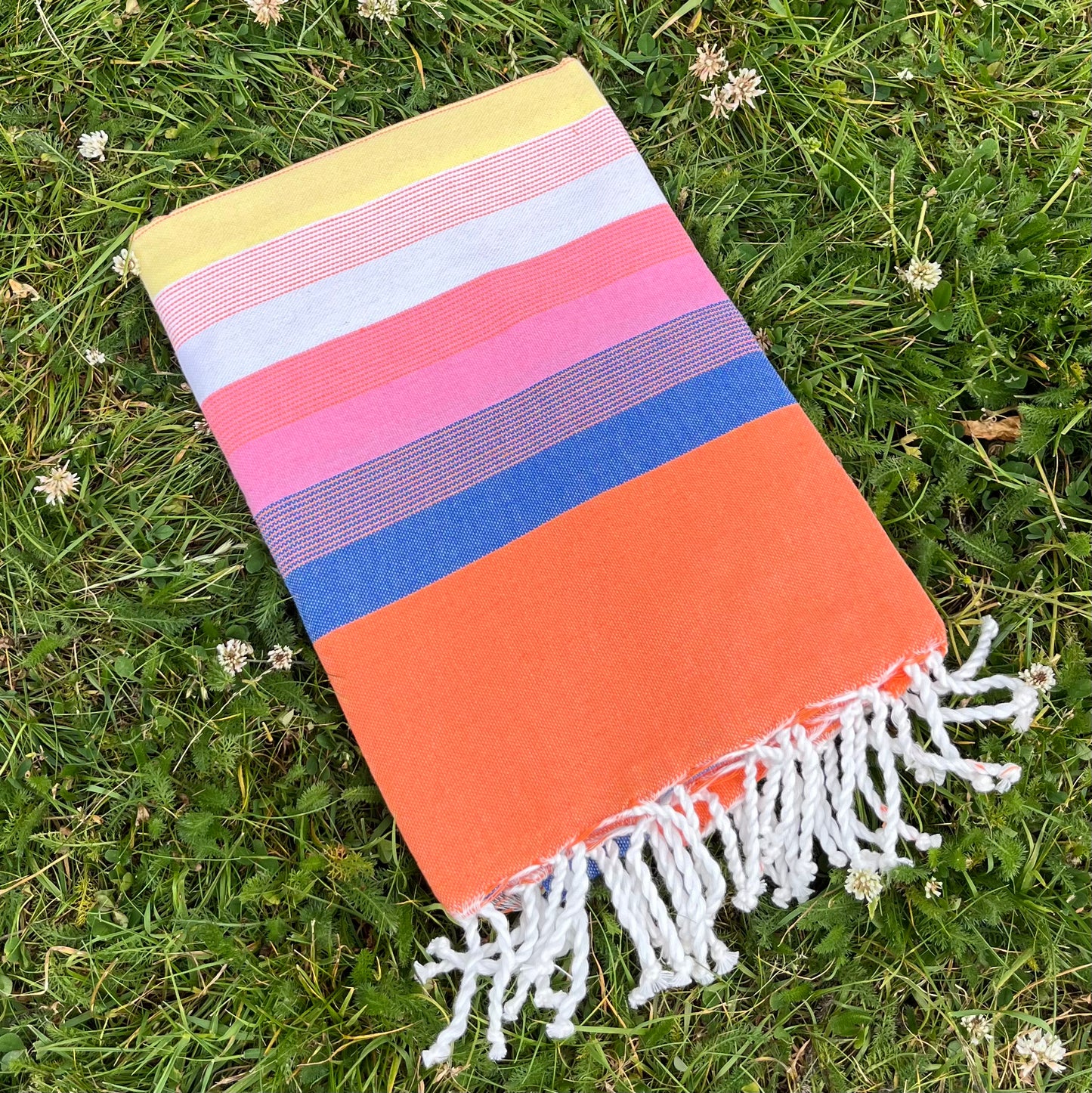 Multi Coloured Striped Beach Fouta