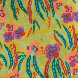 yellow printed vel;vet