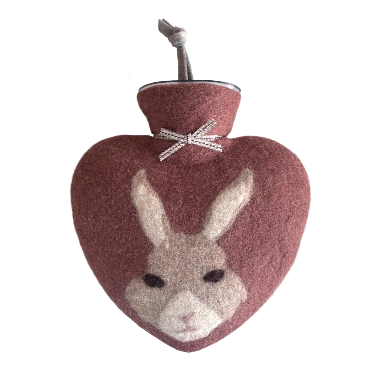 Bunny hand felted  Hot water bottle