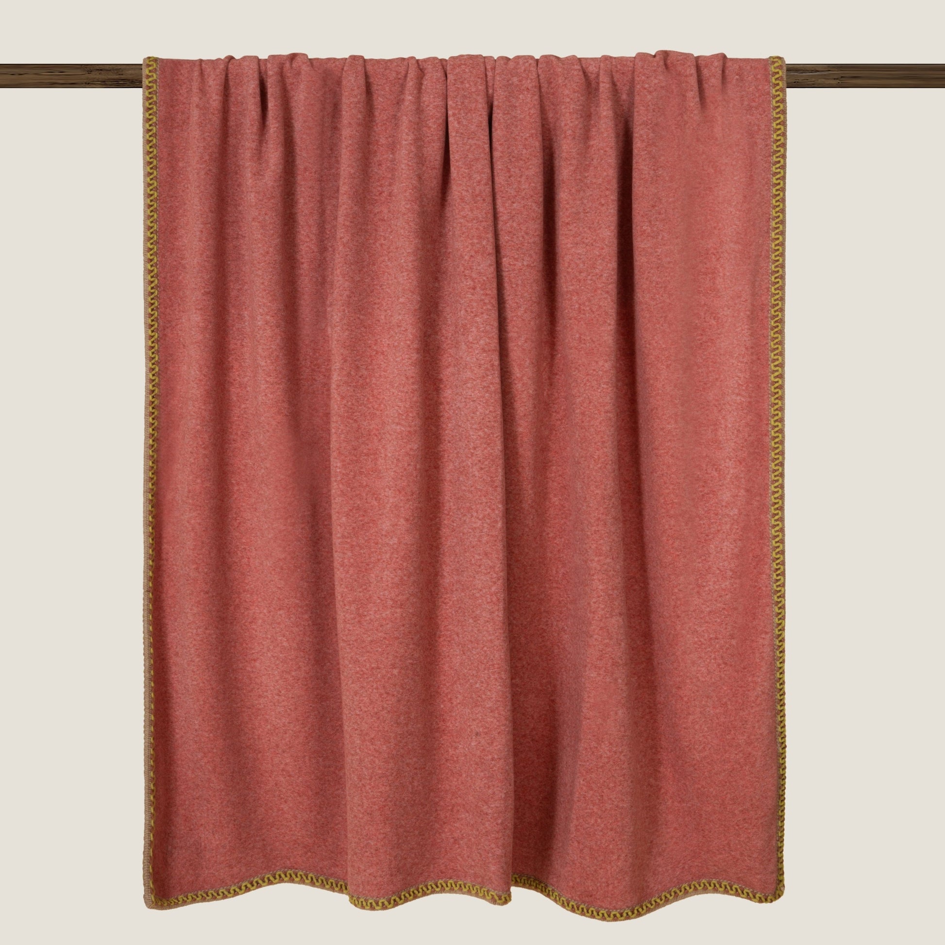 Rust soft bamboo throw