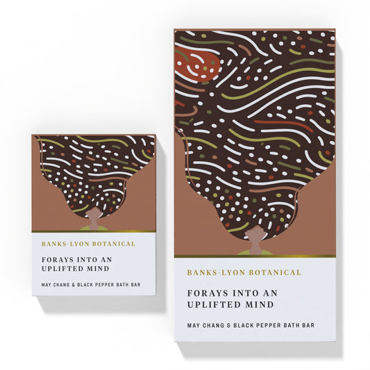 Forays into an Uplifted Mind Bath Oil Bar -May Chang & Black Pepper