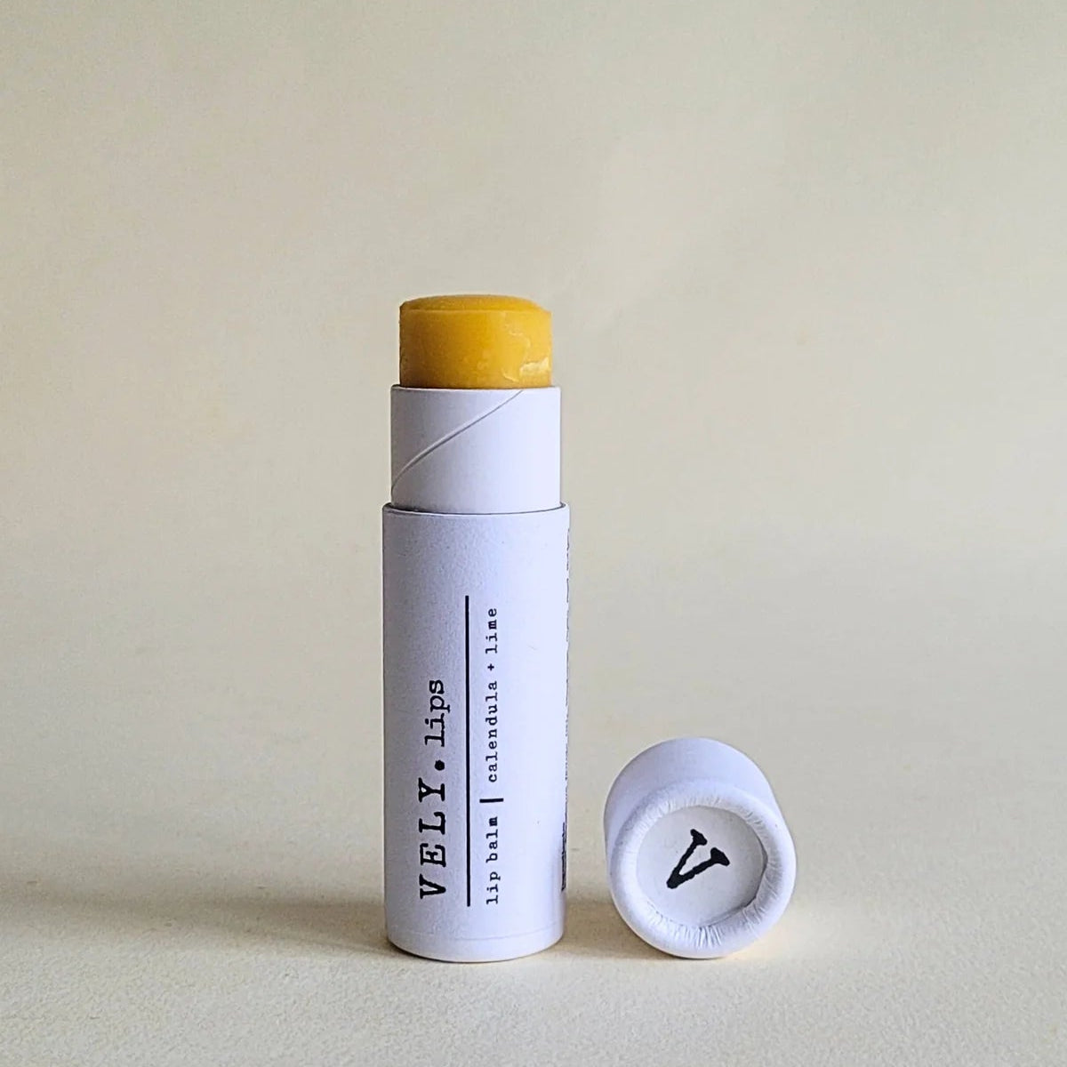 calendula lip balm in eco packaging
