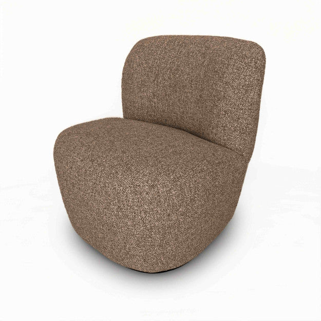 Brown Tweed Chair
