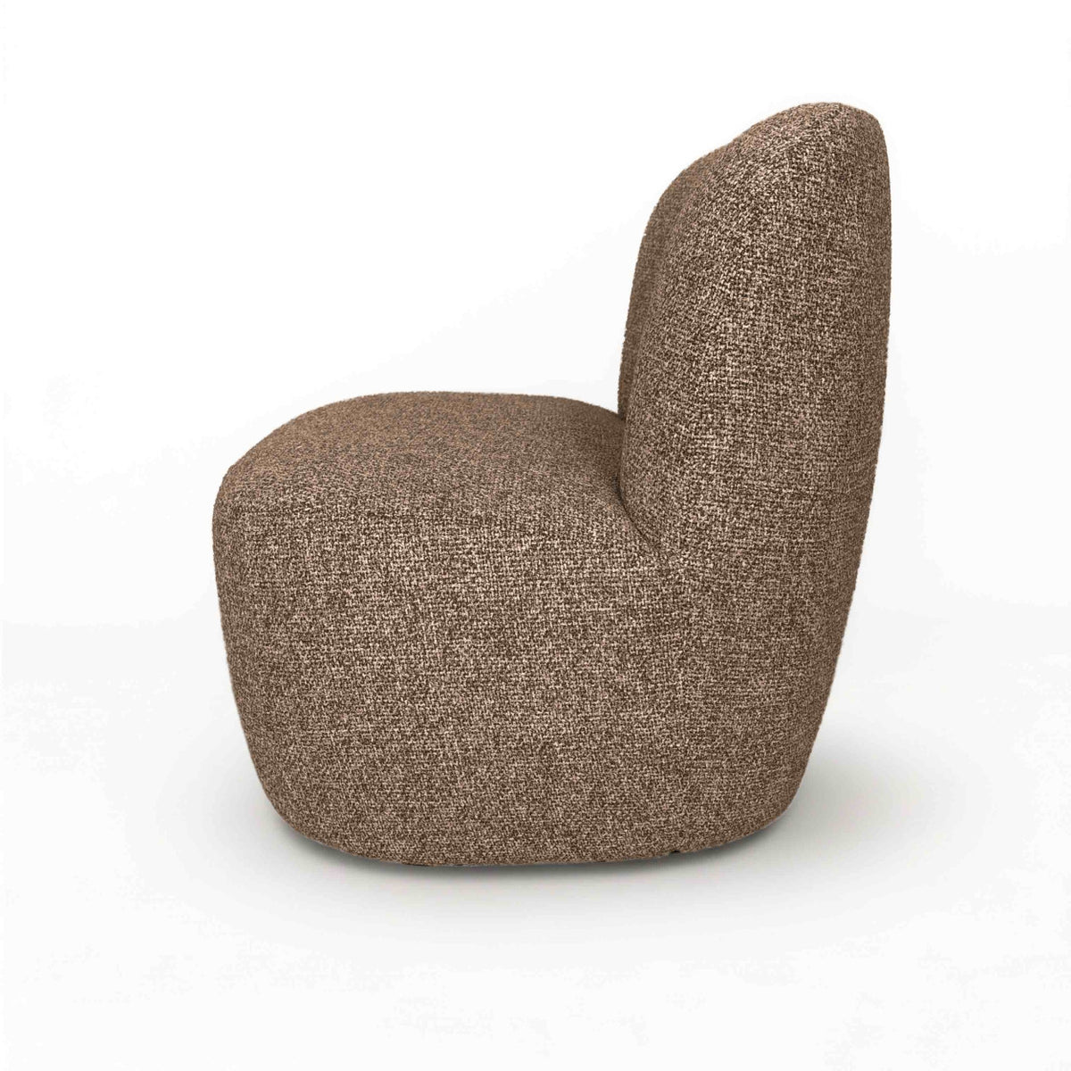 Brown Tweed Chair