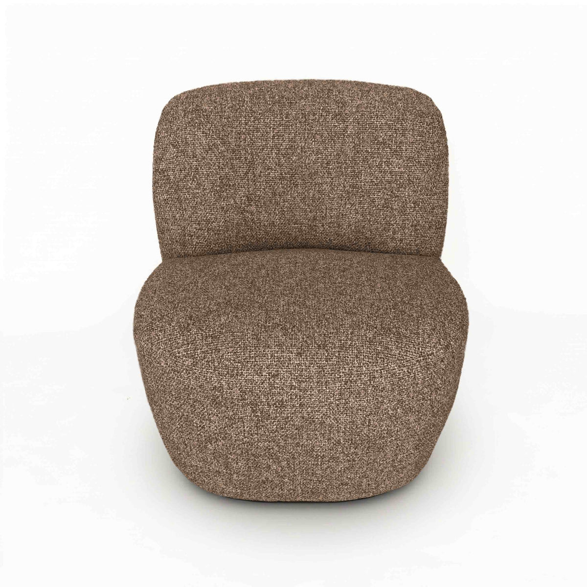 Brown Tweed Chair