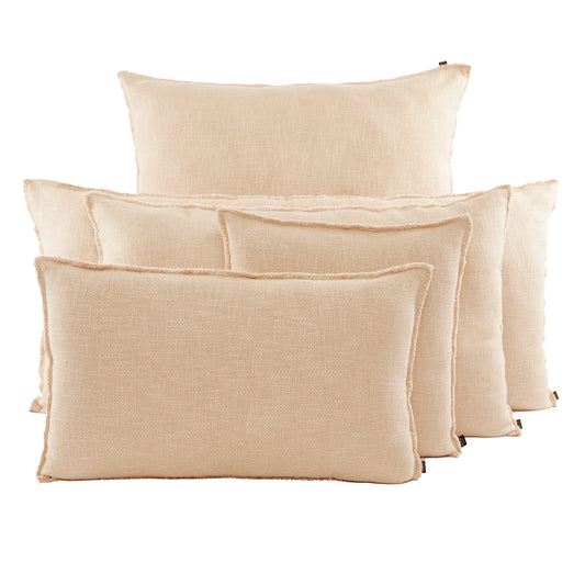 california slub cushion in blush