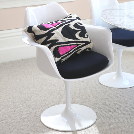 Pop art ikat cushion.