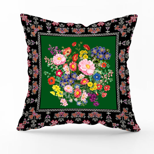 Moldova Printed Velvet Cushion